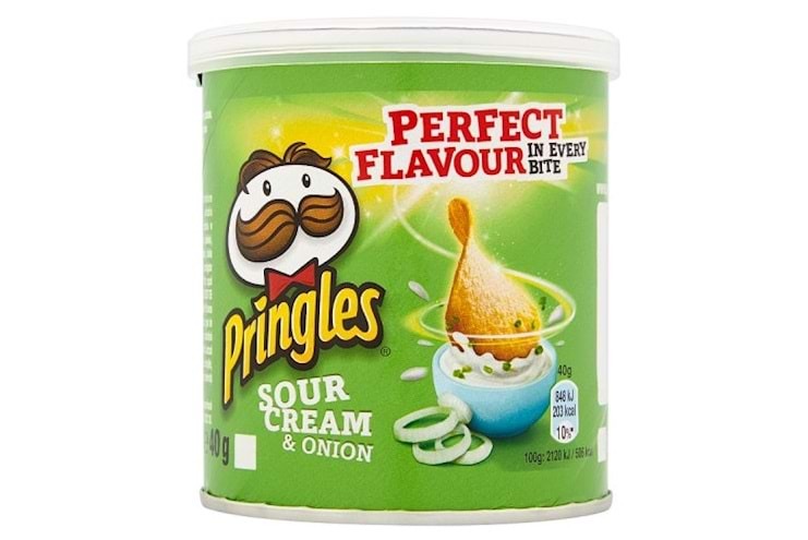 Pringles Sour Cream & Onİon (Soğan) 40 gr (Açık Yeşil) 