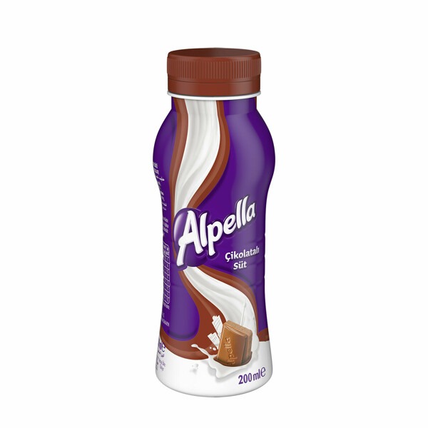 Alpella Süt Çikolatalı Şişe 200 ml