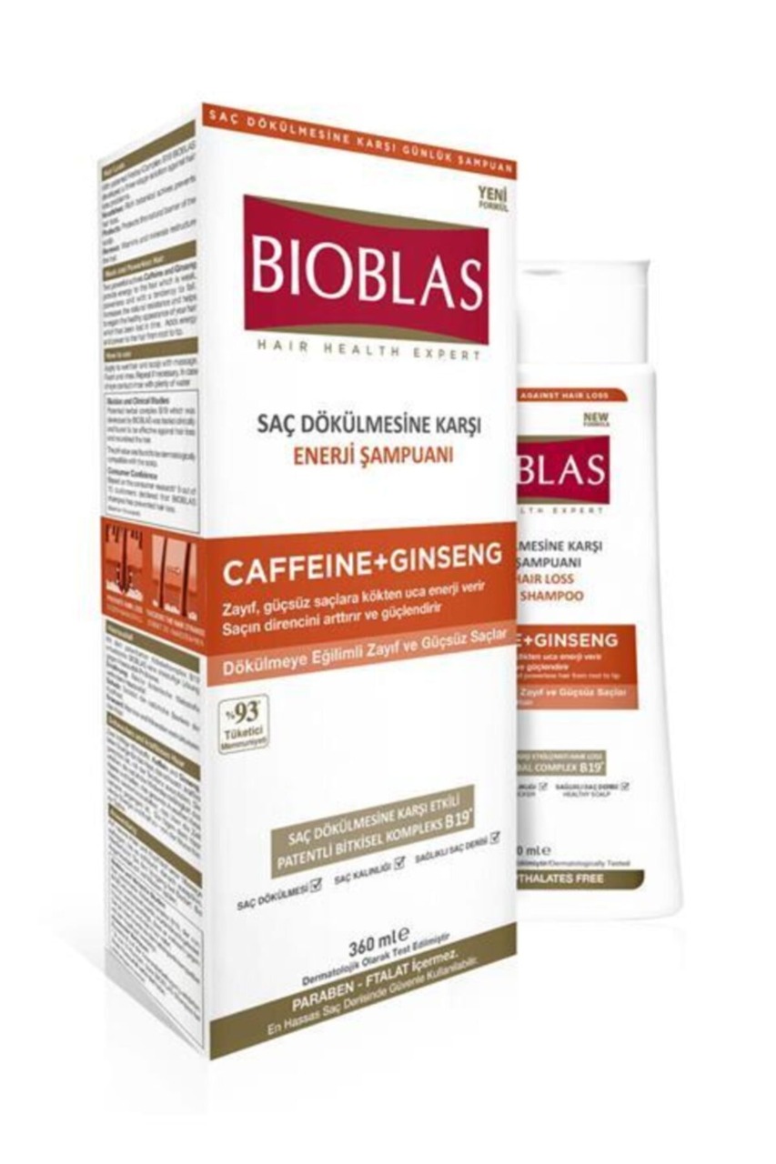Bioblas Caffeine + Ginseng Saç Dökülmesine Karşı Enerji Şamp