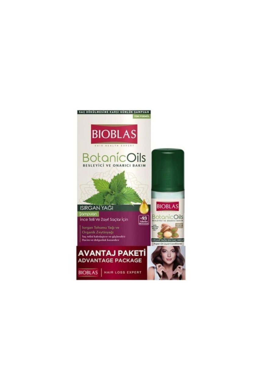 Bioblas Botanic Oils Isırgan Yağı Şampuan 360 Ml + 200 Ml He