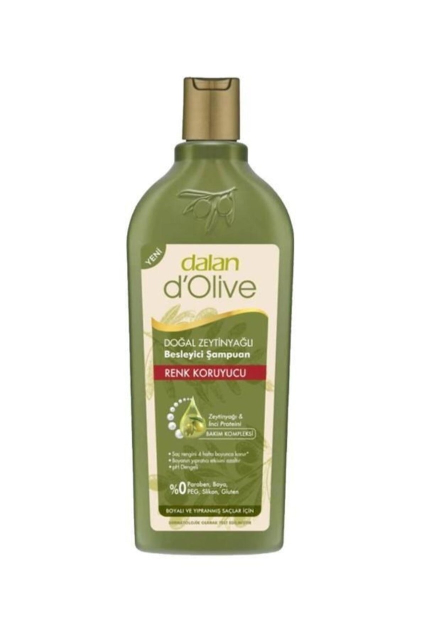 D'olive Doğal Zeytinyağlı Renk Koruyucu Besleyici Şampuan 40