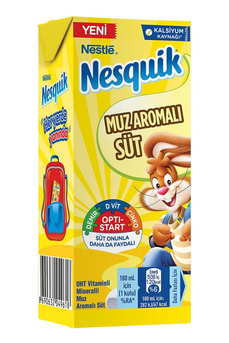 Nestle Nesq.180ml Süt Muz