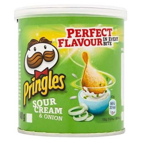 #700040 Pringles Sour Cream & Onİon (Soğan) 40 gr (Açık Yeşil) 