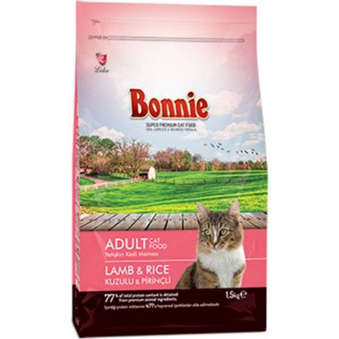#973149 Bonnie Cat 1,5 Kg Kuzu&Pirinç