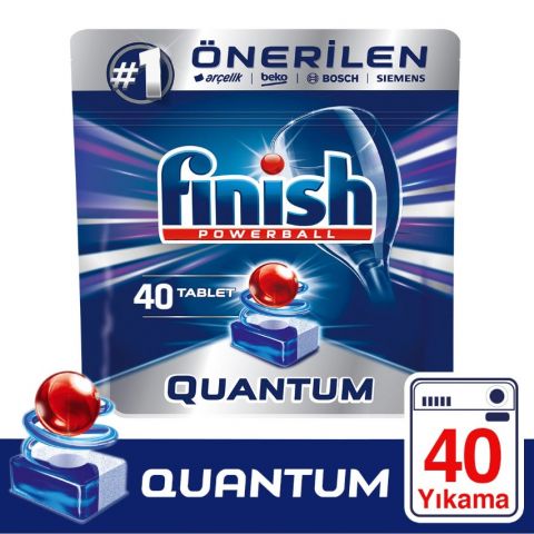 #Quantum Bulaşık Makinesi Deterjanı 40 Tablet  Detay Image:1