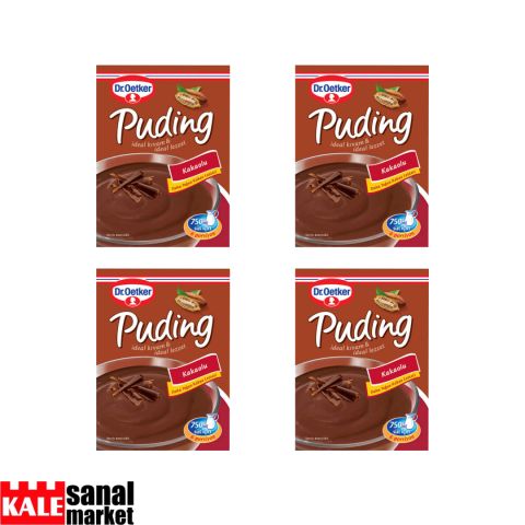 #DR. OETKER Çikolatalı Puding 147g x 4 adet Detay Image:1