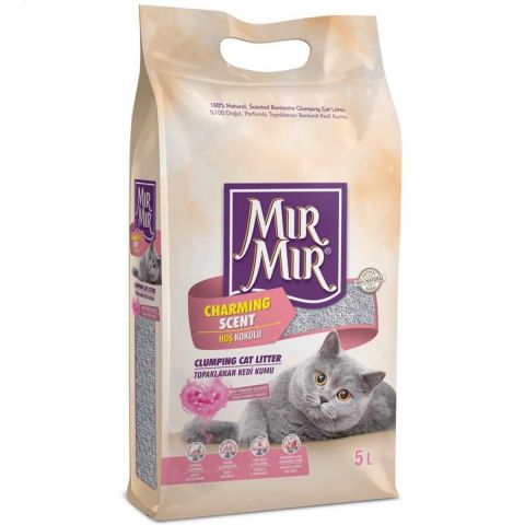 #973152 Mırmır Nat.Kedi Kumu 5lt Topaklanan