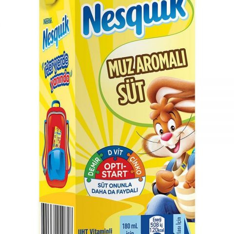 #965046 Nestle Nesq.180ml Süt Muz